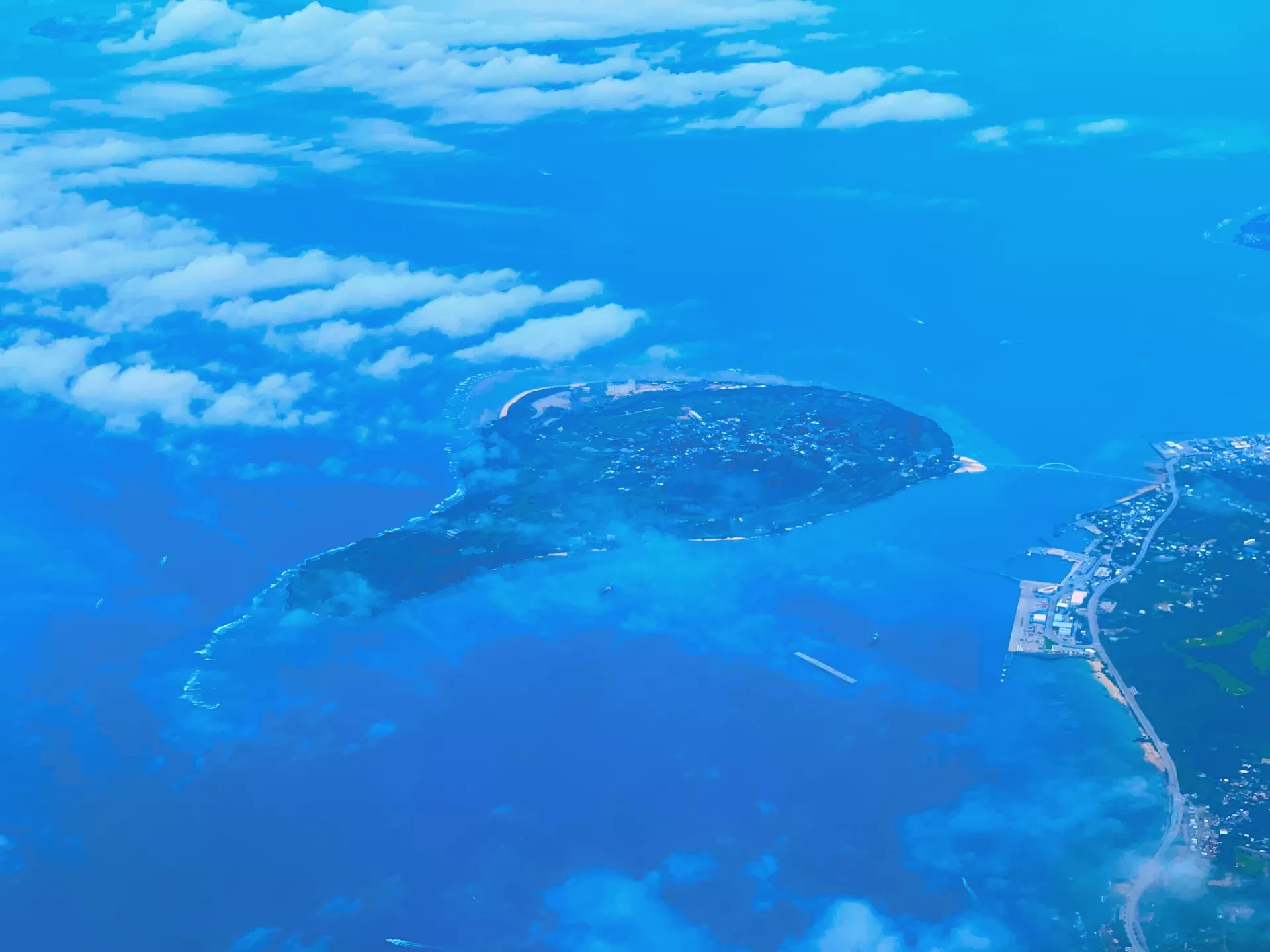Sesoko Island, joined to Motobu by a bridge